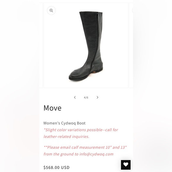 Cywoq  Move knee boots size 37, US 7 - Picture 2 of 16